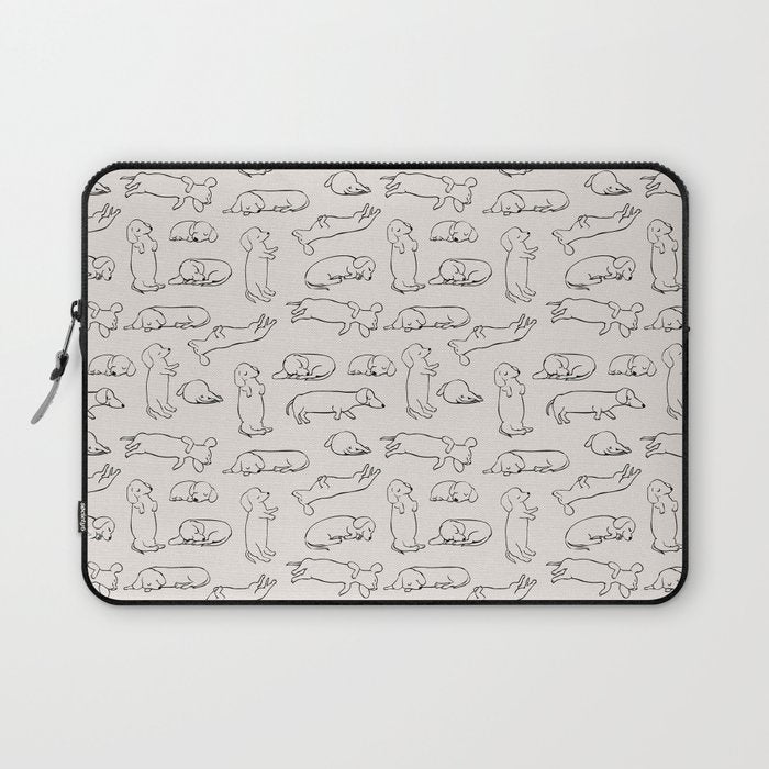 More Sleep Dachshund Laptop Sleeve Gallery Image 1