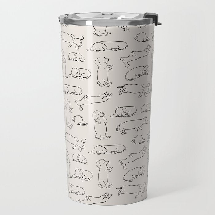 More Sleep Dachshund Travel Mug Gallery Image 2