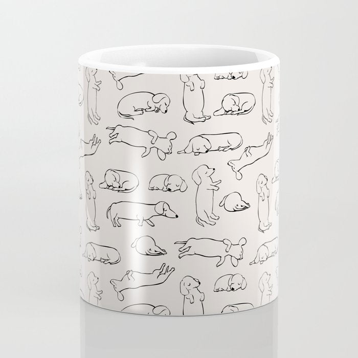 More Sleep Dachshund Coffee Mug Gallery Image 4