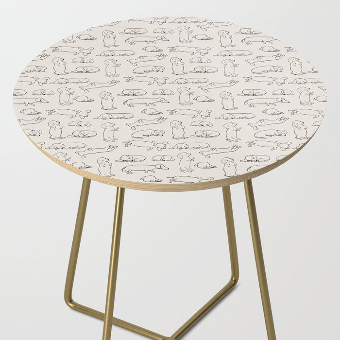 More Sleep Dachshund Side Table Gallery Image 2