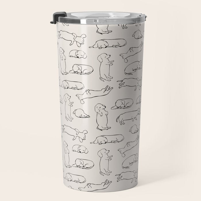 More Sleep Dachshund Travel Mug Gallery Image 3