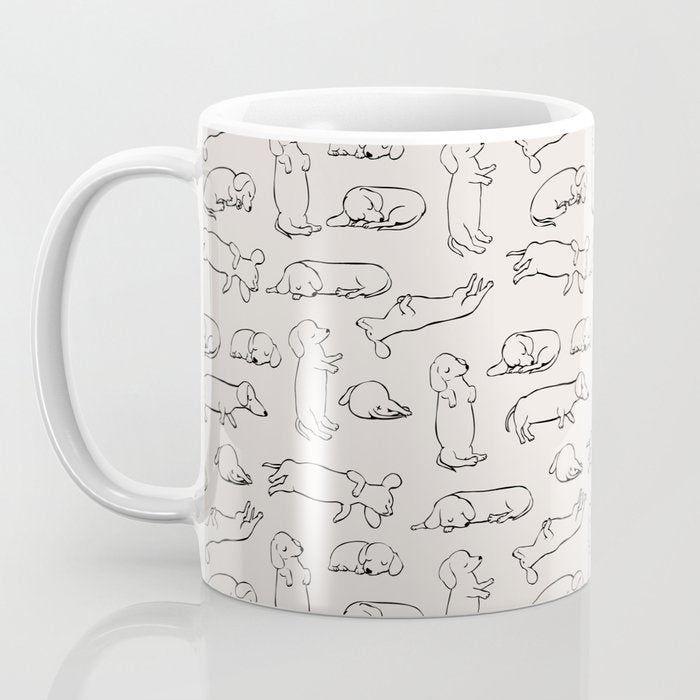 More Sleep Dachshund Coffee Mug Gallery Image 3