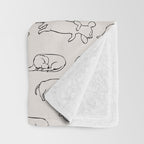More Sleep Dachshund Throw Blanket Gallery Image 3