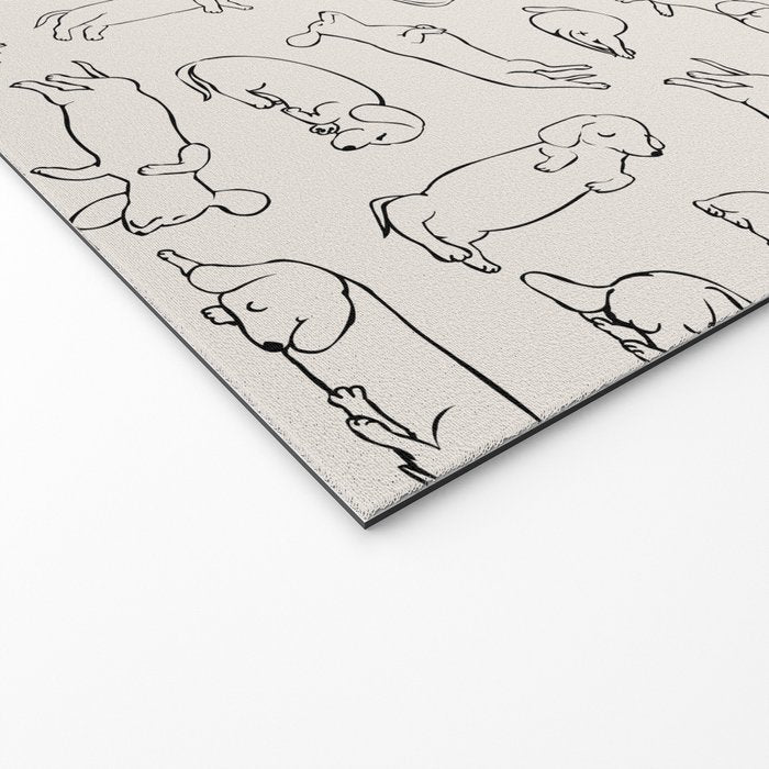 More Sleep Dachshund Welcome Mat Gallery Image 2