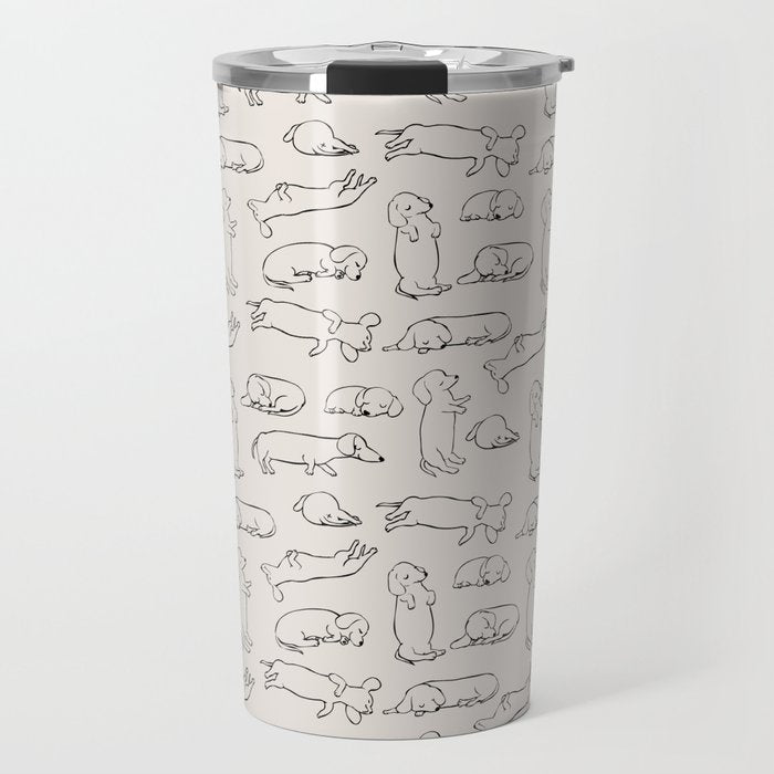 More Sleep Dachshund Travel Mug Gallery Image 1