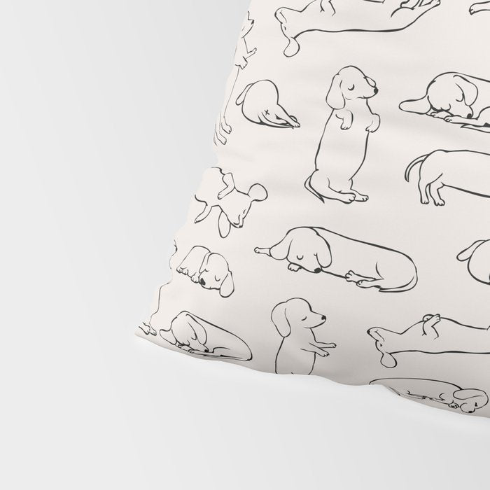More Sleep Dachshund Pillow Sham Gallery Image 4