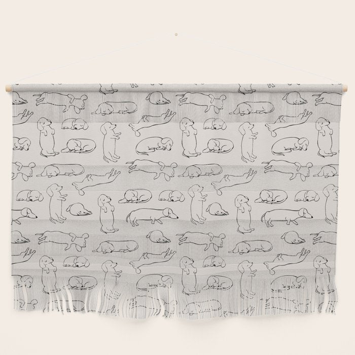 More Sleep Dachshund Wall Hanging Gallery Image 1