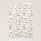 More Sleep Dachshund Stationery Card Gallery Image 2
