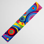 1960s Funky Psychedelic Abstract Table Runner Gallery Image 3
