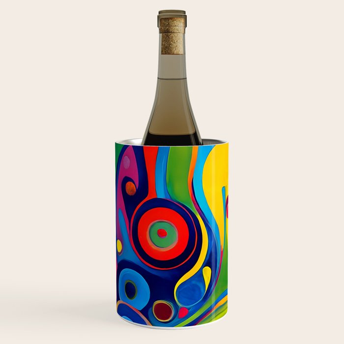 1960s Funky Psychedelic Abstract Wine Chiller Gallery Image 2