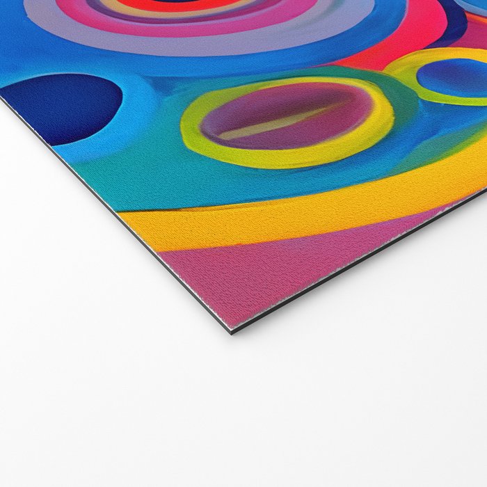 1960s Funky Psychedelic Abstract Welcome Mat Gallery Image 2