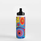 1960s Funky Psychedelic Abstract Water Bottle Gallery Image 2