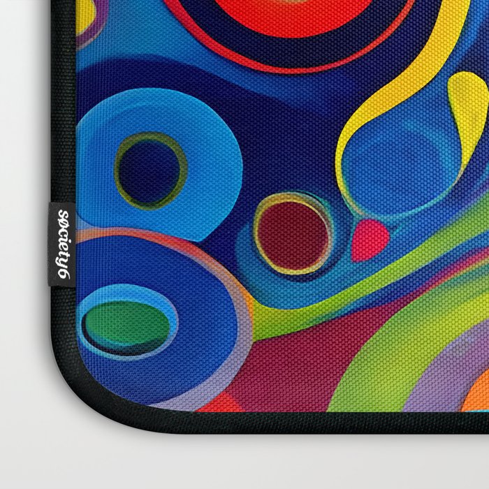 1960s Funky Psychedelic Abstract Laptop Sleeve Gallery Image 3