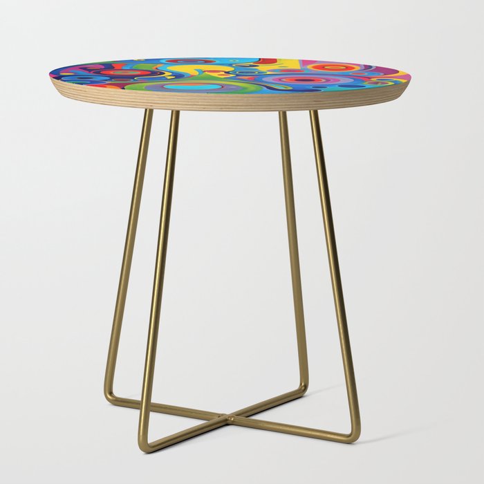 1960s Funky Psychedelic Abstract Side Table Gallery Image 1