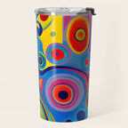 1960s Funky Psychedelic Abstract Travel Mug Gallery Image 2