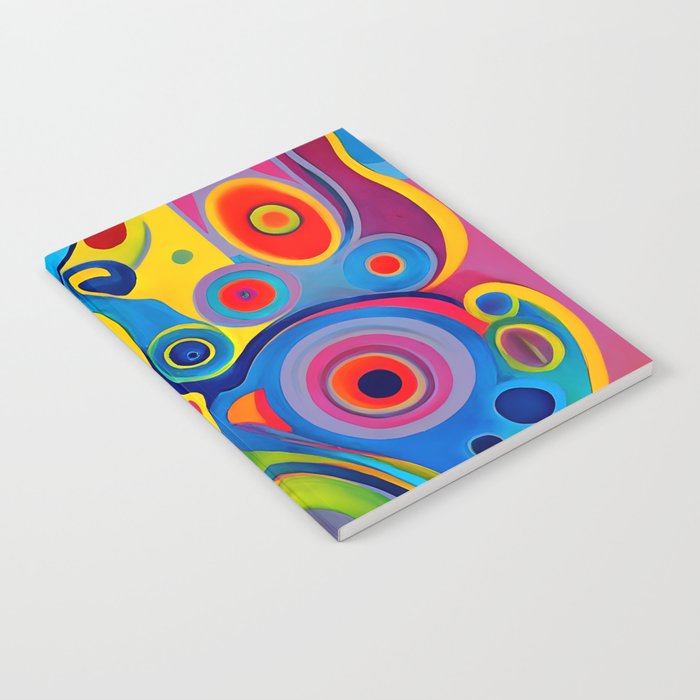 1960s Funky Psychedelic Abstract Notebook Gallery Image 2