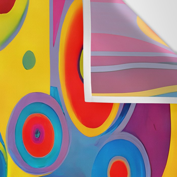 1960s Funky Psychedelic Abstract Wall Tapestry Gallery Image 3