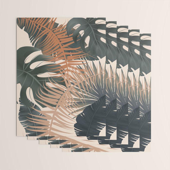 Abstract Tropical Art V Wrapping Paper Gallery Image 3