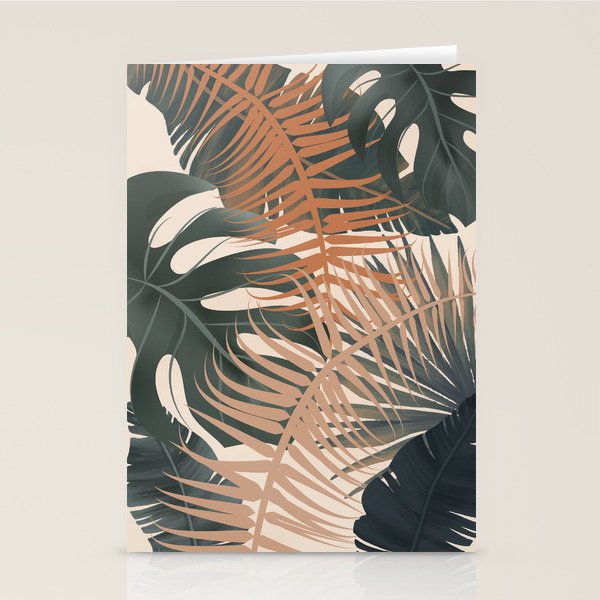 Abstract Tropical Art V Stationery Card Gallery Image 1