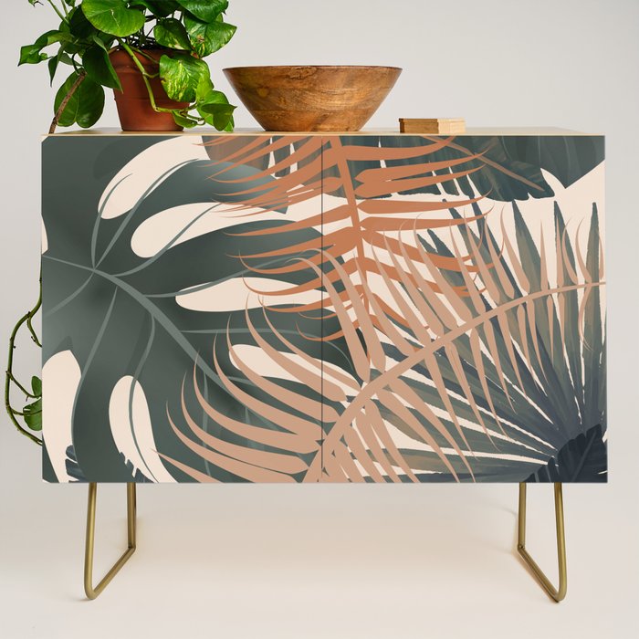 Abstract Tropical Art V Credenza Gallery Image 1