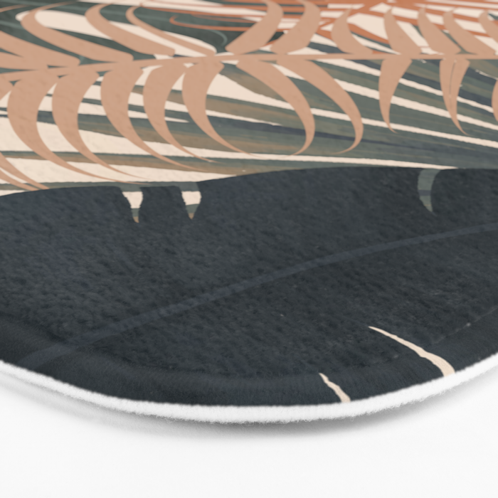 Abstract Tropical Art V Bath Mat Gallery Image 3