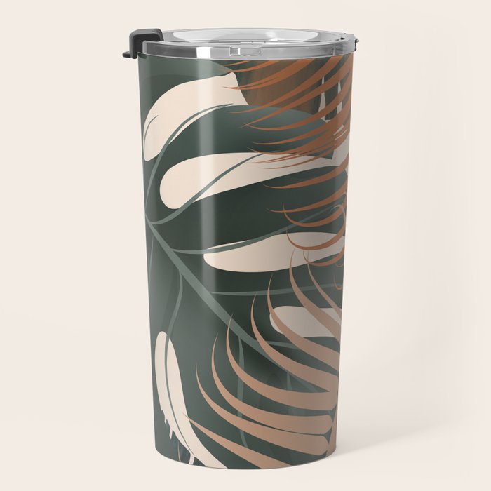 Abstract Tropical Art V Travel Mug Gallery Image 3