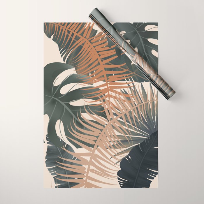 Abstract Tropical Art V Wrapping Paper Gallery Image 1