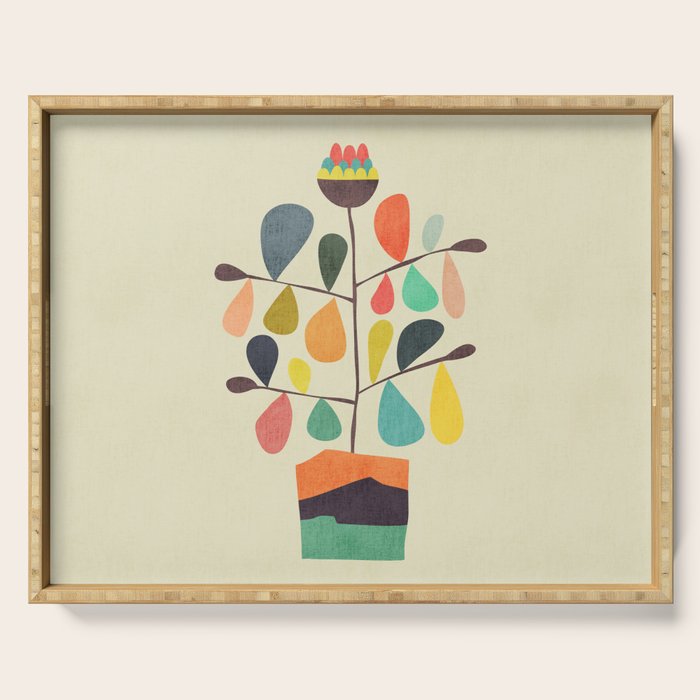 Potted Plant 4 Serving Tray Gallery Image 1