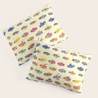 Killifish! - yellow Pillow Sham Gallery Image 3
