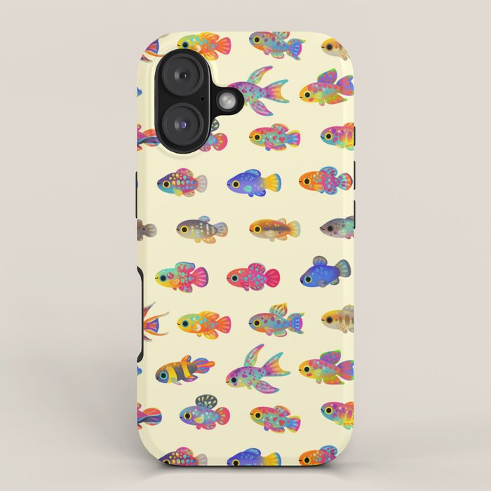 Killifish! - yellow iPhone Case Gallery Image 1