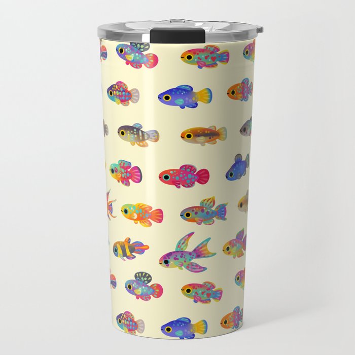 Killifish! - yellow Travel Mug Gallery Image 1