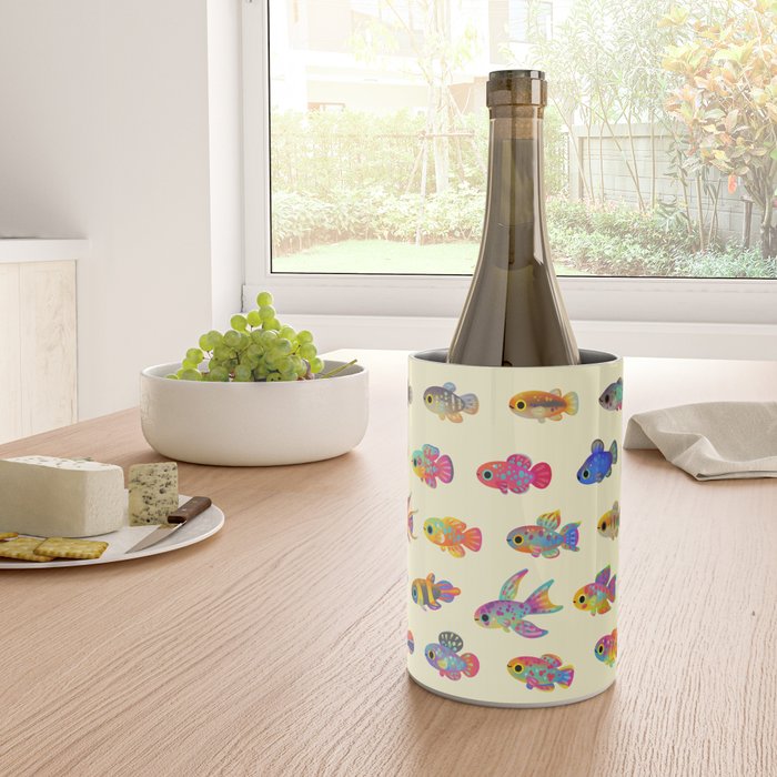 Killifish! - yellow Wine Chiller Gallery Image 4