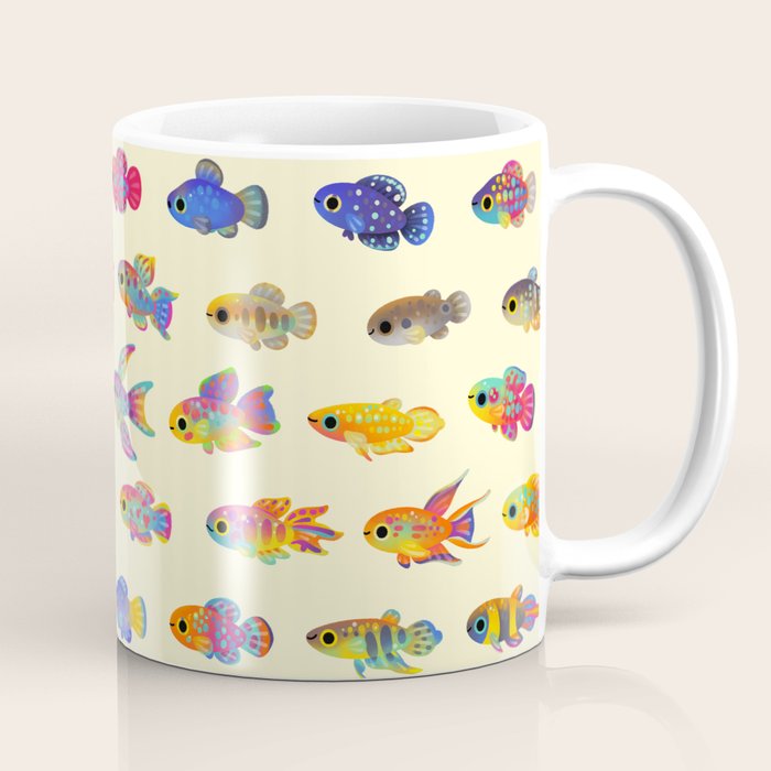 Killifish! - yellow Coffee Mug Gallery Image 1