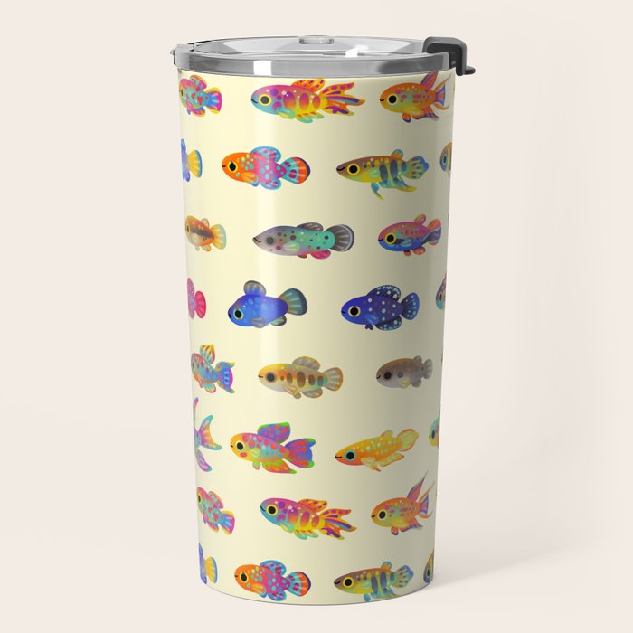 Killifish! - yellow Travel Mug Gallery Image 2