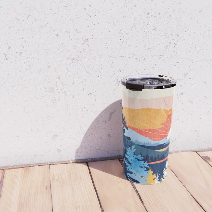 Sunset Lake Travel Mug Gallery Image 4
