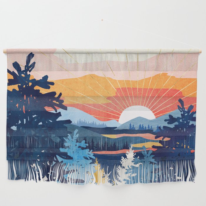 Sunset Lake Wall Hanging Gallery Image 1