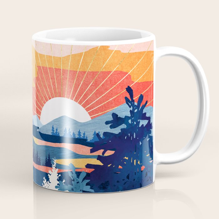 Sunset Lake Coffee Mug Gallery Image 1
