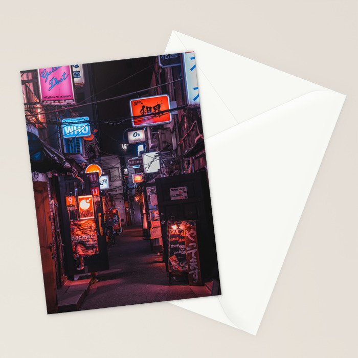 Golden Gai Tokyo Bar Crawl Stationery Card Gallery Image 2
