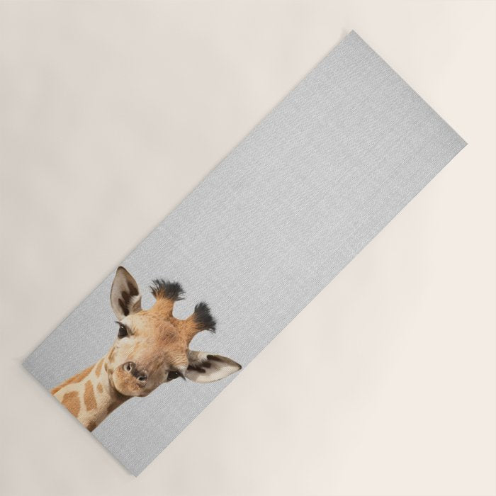 Baby Giraffe - Colorful Yoga Mat Gallery Image 1