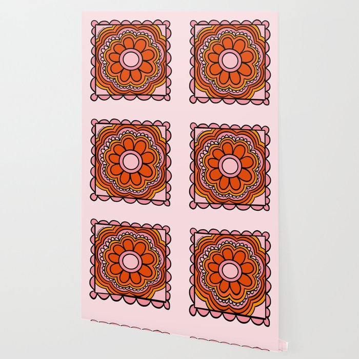 Flower Granny Square Wallpaper Gallery Image 2