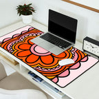 Flower Granny Square Desk Mat Gallery Image 2