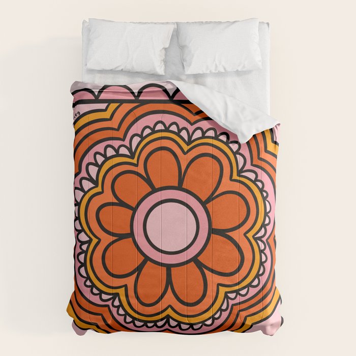 Flower Granny Square Comforter Gallery Image 6