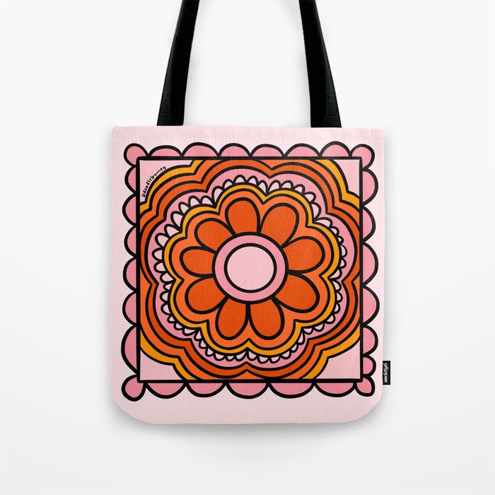 Flower Granny Square Tote Bag Gallery Image 1