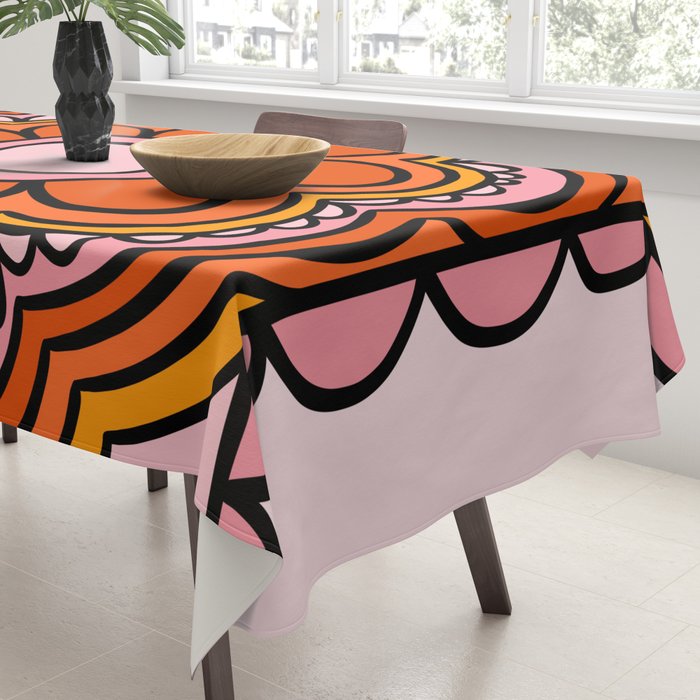 Flower Granny Square Tablecloth Gallery Image 3