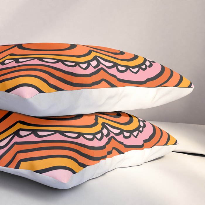 Flower Granny Square Pillow Sham Gallery Image 3