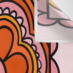 Flower Granny Square Wall Tapestry Gallery Image 3