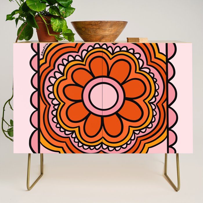 Flower Granny Square Credenza Gallery Image 1