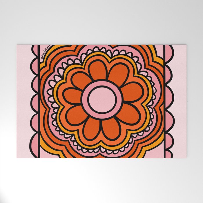 Flower Granny Square Welcome Mat Gallery Image 1