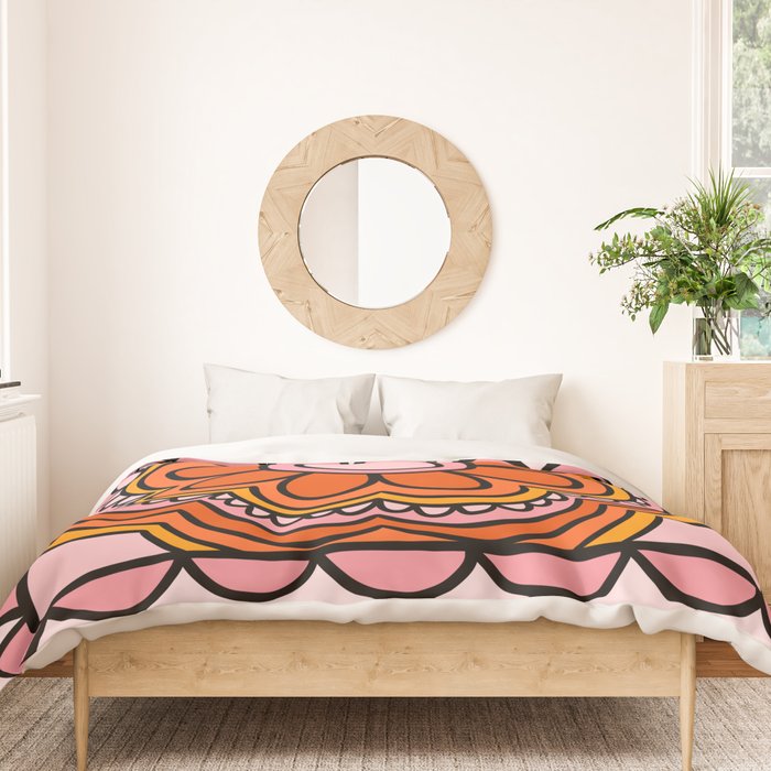 Flower Granny Square Duvet Cover Gallery Image 3