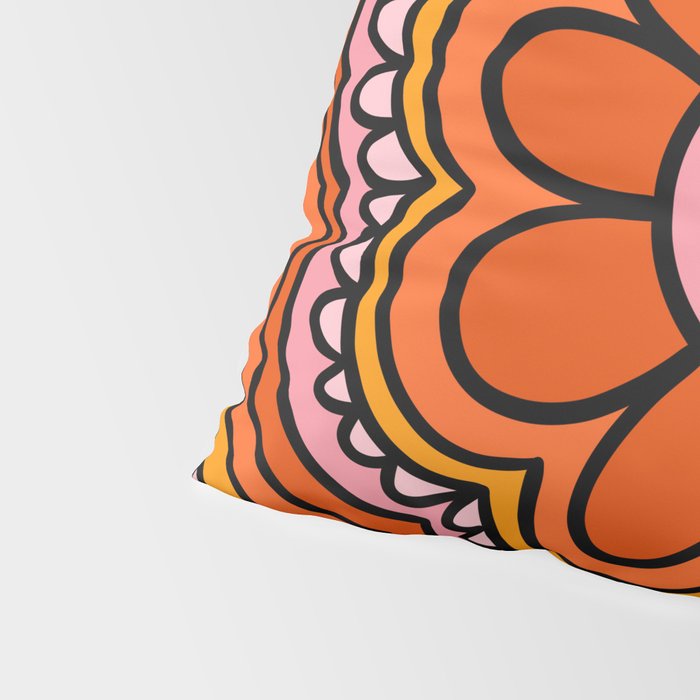 Flower Granny Square Pillow Sham Gallery Image 4